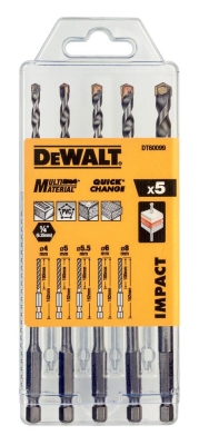 Комплект универсални свредла DEWALT DT60099, ф4-8 мм, 5 бр