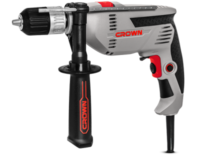 Ударна бормашина CROWN CT10128, 600 W, Бързостягащ заключващ се патронник