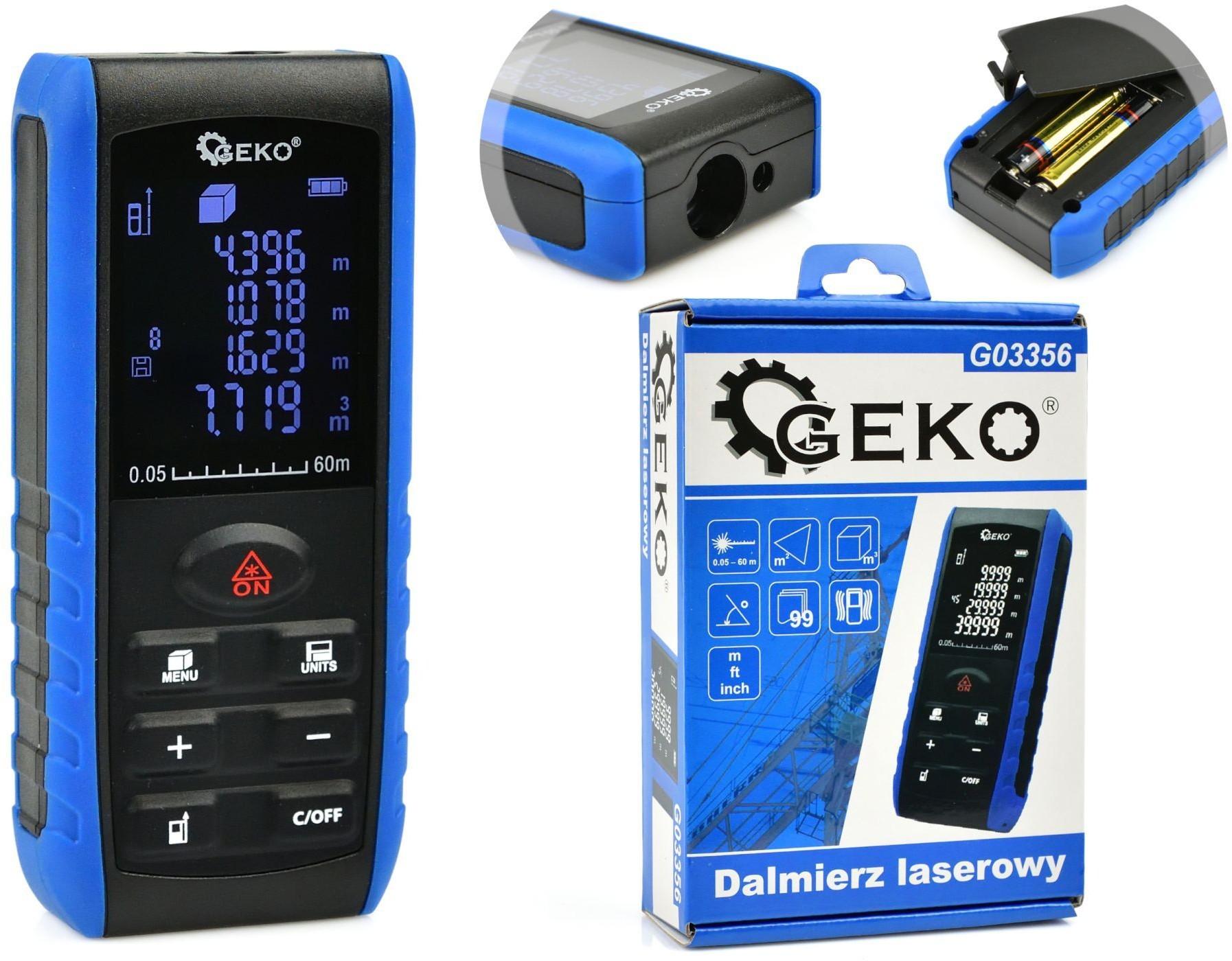 GEKO G03356 Лазерна ролетка до 60 м