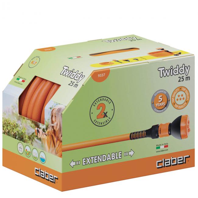Разтегателен маркуч Claber Twiddy, 25 м (119337)