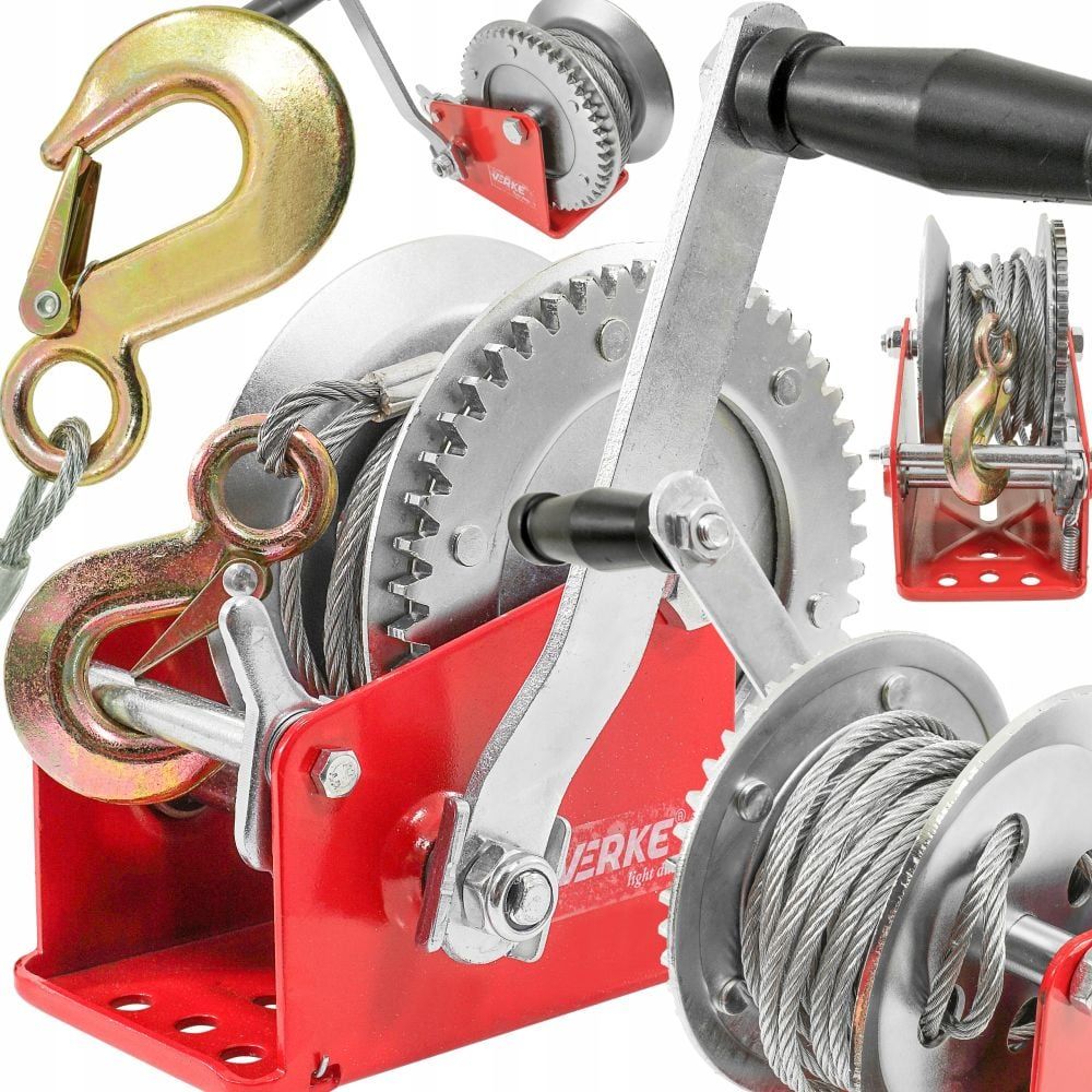 Ръчна лебедка Verke V87251, 816 кг, 10 м