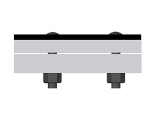 Коларски болт AMIG 6000-40 М7, черен