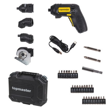 Акумулаторна отвертка 4в1 Topmaster Compact (279920)