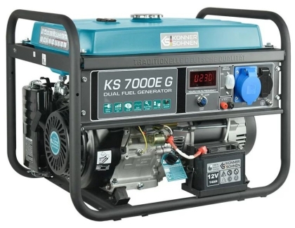 Бензинив генератор Konner Sohnen 7000E G, 5000 W