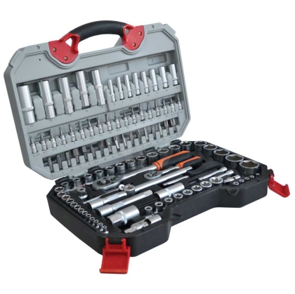 Комплект гедоре PREMIUM, 1/2-1/4", 108 части