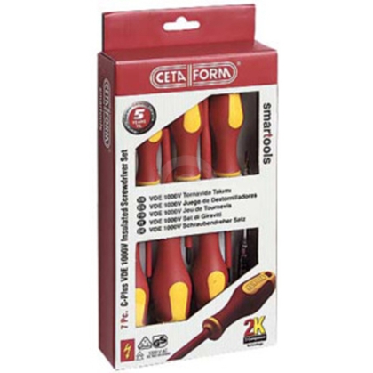 Комплект отвертки CETA FORM C-Plus, 1000V, 7бр
