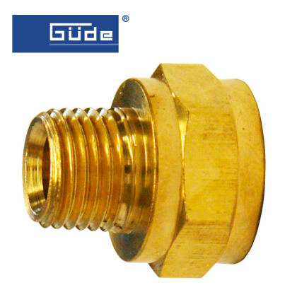 Накрайник GUDE, 1/4"AG x 3/8"IG SB