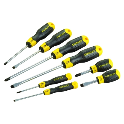 Комплект отвертки STANLEY Cushion Grip, 8 бр