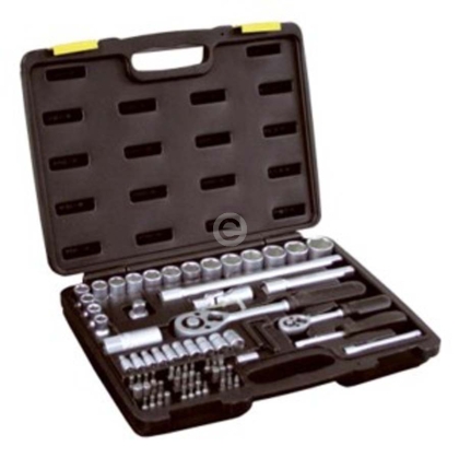 Комплект гедоре TOPEX, 1/4-1/2", 72 части