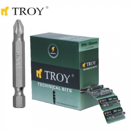 Комплект битове Troy, PH-2, 50мм