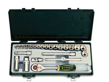 Гедоре Force, 3/8", шестостен, 6-22мм, 24 части