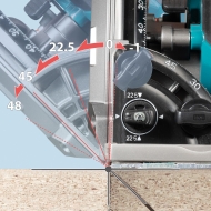 MAKITA SP001GZ03 Акумулаторен ръчен потапящ циркуляр 40 V ф165 мм