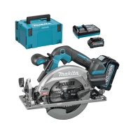 MAKITA HS012GD201 Акумулаторен безчетков ръчен циркуляр 40 V 2.5 Ah ф165 мм