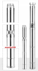 IBO 3” IBQ 2-6 Монофазна многостъпална сондажна помпа за вода 800 W 85 м 78 мм 85 л/мин вградена защита при работа на сухо