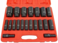 VERKE V39463 Комплект удължени ударни вложки 1/2" 10-38 мм 20 броя