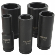 VERKE V39463 Комплект удължени ударни вложки 1/2" 10-38 мм 20 броя
