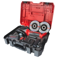 Акумулаторен ъглошлайф Raider RDP-SPAG20 Set, 20 V, 4 Ah, ф125 мм (030251)