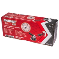 Акумулаторен ъглошлайф без батерии и зарядно устройство Raider RDP-YAG20 Solo, 20 V, ф125 мм (030246)