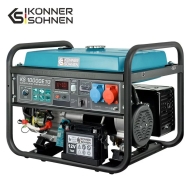 Бензинив монофазен/трифазен генератор Konner Sohnen 10000E 230/400 V, 8000 W