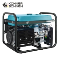 Бензинив монофазен/трифазен генератор Konner Sohnen 10000E 230/400 V, 8000 W