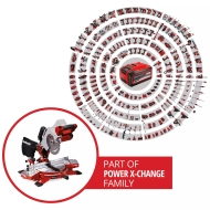Акумулаторен потапящ циркуляр Einhell TE-MS 18/210 Li - Solo Power X-Change, 18 V, ф210 мм (4300890)