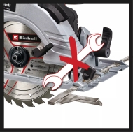 Акумулаторен ръчен циркуляр Einhell TE-CS 18/190 Li BL Solo Power X-Change, 18 V, 190 мм, без батерии и зарядно устройство (4331210)