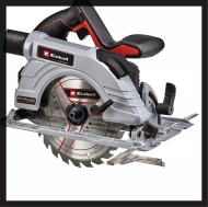 Акумулаторен ръчен циркуляр Einhell TE-CS 18/190 Li BL Solo Power X-Change, 18 V, 190 мм, без батерии и зарядно устройство (4331210)