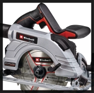 Акумулаторен ръчен циркуляр Einhell TE-CS 18/190 Li BL Solo Power X-Change, 18 V, 190 мм, без батерии и зарядно устройство (4331210)