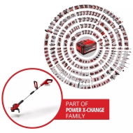 Акумулаторен тример Einhell GE-CT 18/28 Li-Solo, 18 V, 28 см, без батерии и зарядно устройство (3411242)