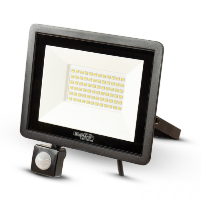 Електрически прожектор Bormann BLF1940, LED, 50 W, 4000 lm, със сензор (052432)