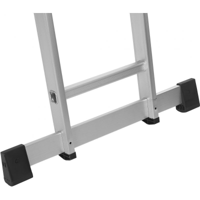 Алуминиева сгъваема стълба с платформа Kraft&Dele KD4071, 4x4, 460 см, 150 кг