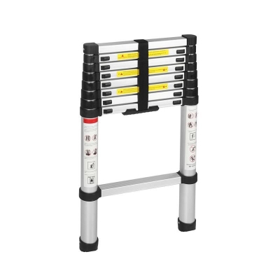 Алуминиева телeскопична стълба Kraft&Dele KD4072, 2.6 м, 150 кг