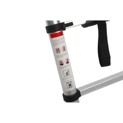 Алуминиева телeскопична стълба Kraft&Dele KD4072, 2.6 м, 150 кг