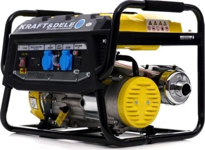 Бензинов монофазен генератор Kraft&Dele KD149, 3500 W, 15 л