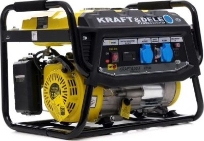 Бензинов монофазен генератор Kraft&Dele KD149, 3500 W, 15 л