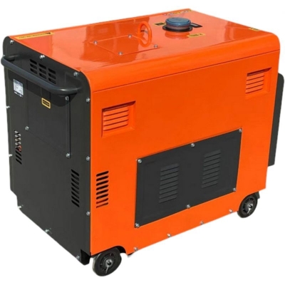 Дизелов монофазен генератор Kraft&Dele KD123, 7000 W, 16 л