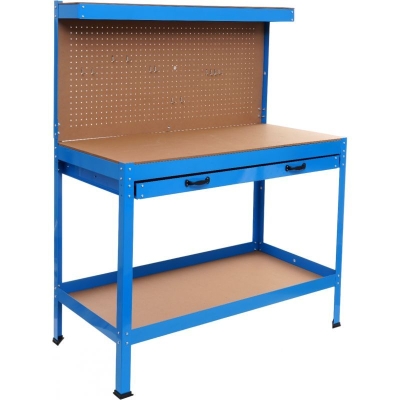 Работна маса със стена за инструменти Kraft&Dele KD640, 1200х600 мм
