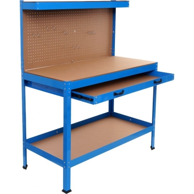 Работна маса със стена за инструменти Kraft&Dele KD640, 1200х600 мм