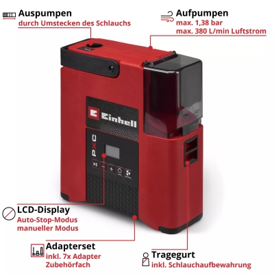 Акумулаторна помпа за SUP SUPPERO 18/380 Einhell (4020700)