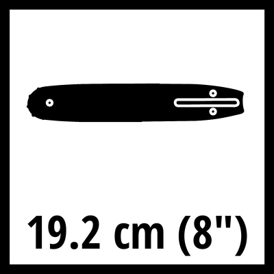 Шина за верижен трион, 20 см, канал 1,1 мм Einhell (4501755)