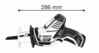Акумулаторен саблен трион BOSCH GSA 12V-14 Professional, 12V solo (060164L902)