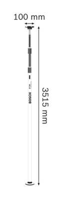 Телескопичен щок BOSCH BT 350 Professional, 140-350см (0601015B00)