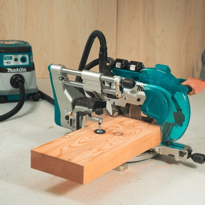 MAKITA DLS211ZU Акумулаторен настолен циркуляр без батерии и зарядно устройство 18+18 V ф305 мм-3