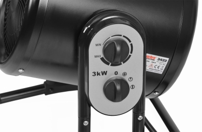 HECHT 3422 Преносим калорифер с термостат 3000 W 420 м3/ч-5