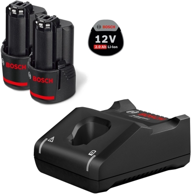 Стартов комплект Bosch 2 x GBA 12V 2.0Ah + GAL 12V-40 (1600A019R8)