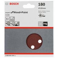 BOSCH Professional C430 Шкурка за ексцентършлайф 5 бр. 125 мм P180 (2608605644)-1